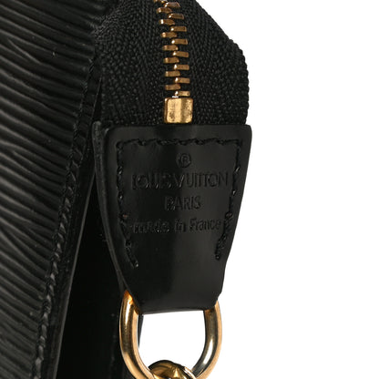 Louis Vuitton Epi Pochette Accessories 21 Black 13 of 16