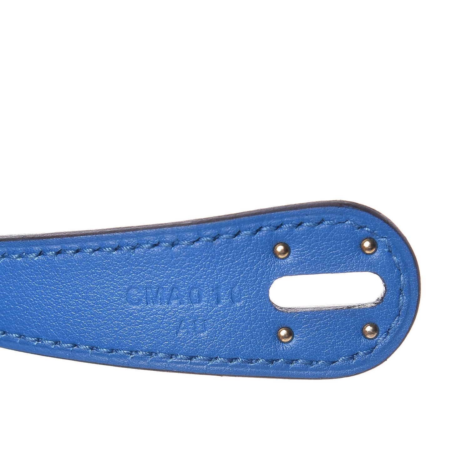 Swift Epsom Lindy 30 Tressage De Cuir Bleu Zellige Bleu Encre Rouge