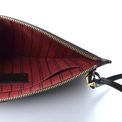 Louis Vuitton Damier Ebene Neverfull MM GM Pochette 4 of 8