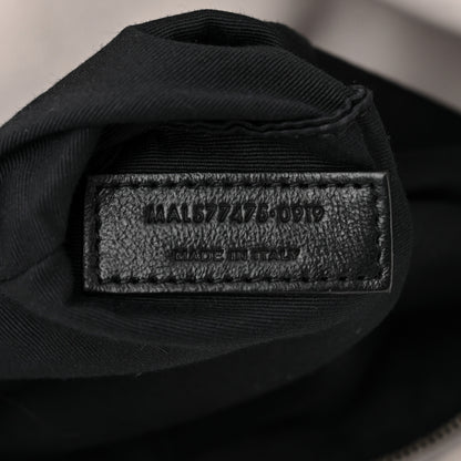 Saint Laurent Lambskin Quilted Medium Loulou Puffer Monogram Chain Satchel Blanc Vintage 7 of 15