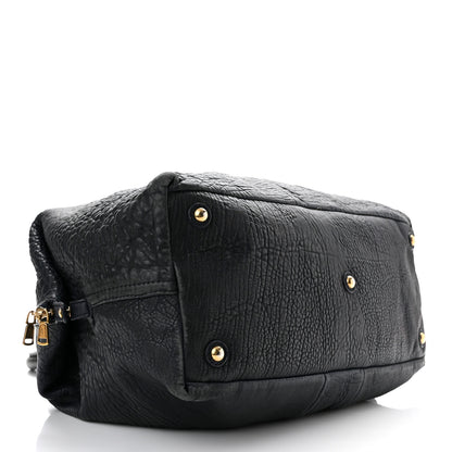 Saint Laurent Pebbled Lambskin Medium Easy Sac Black 4 of 10