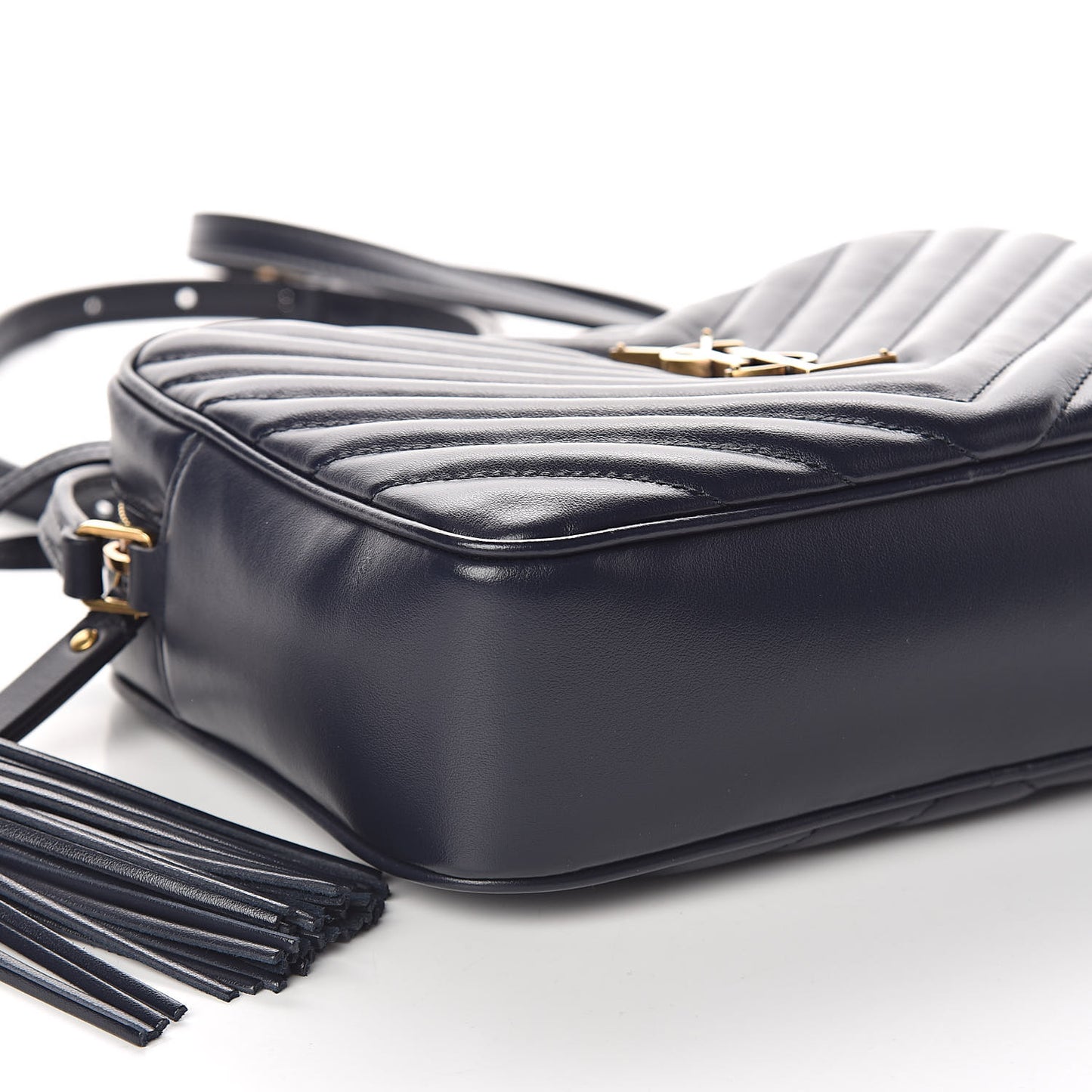 Calfskin Matelasse Lou Camera Bag Navy