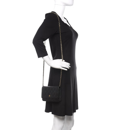 Chanel Caviar Quilted Wallet On Chain WOC Black 2 of 11