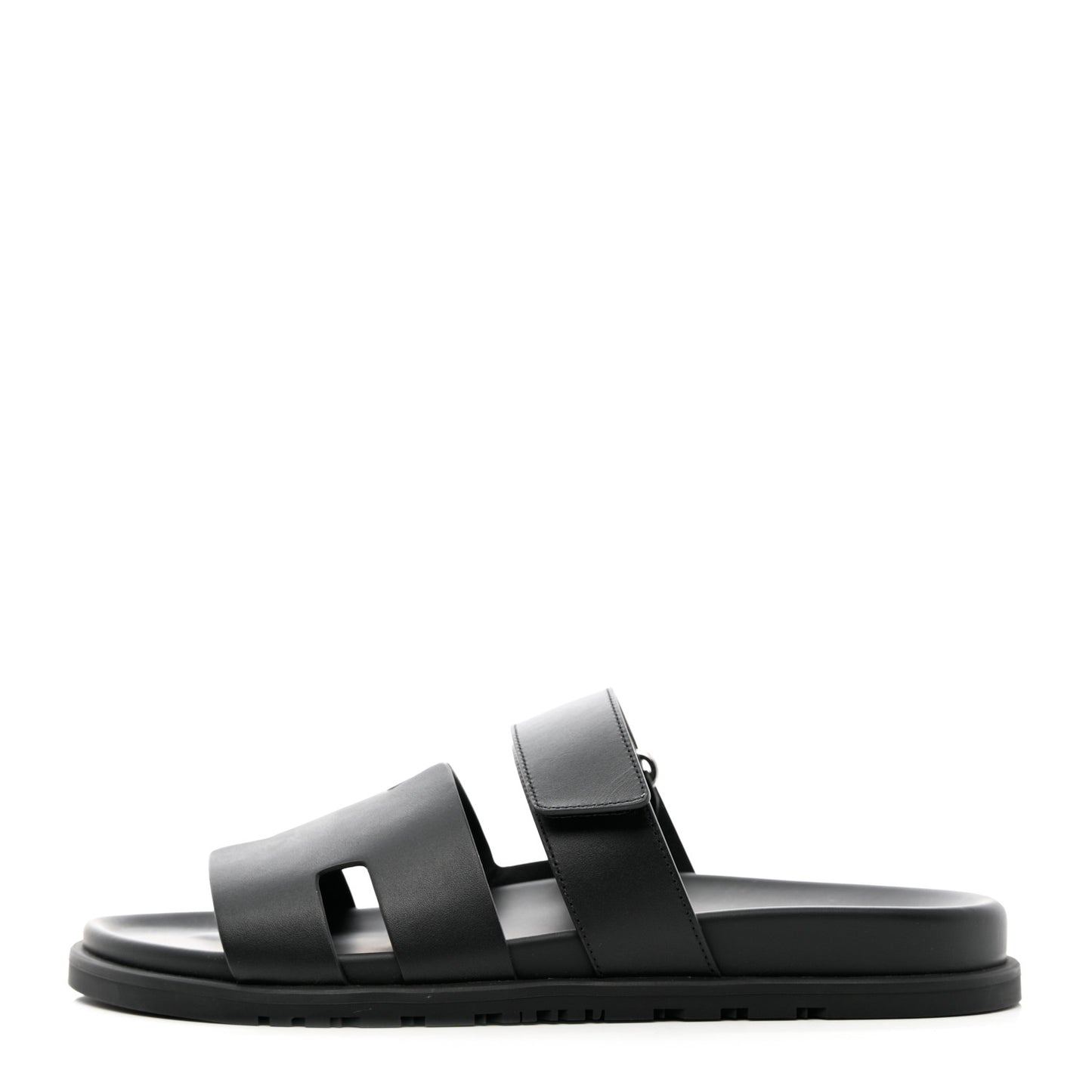 Calfskin Mens Chypre Sandals 43 Black