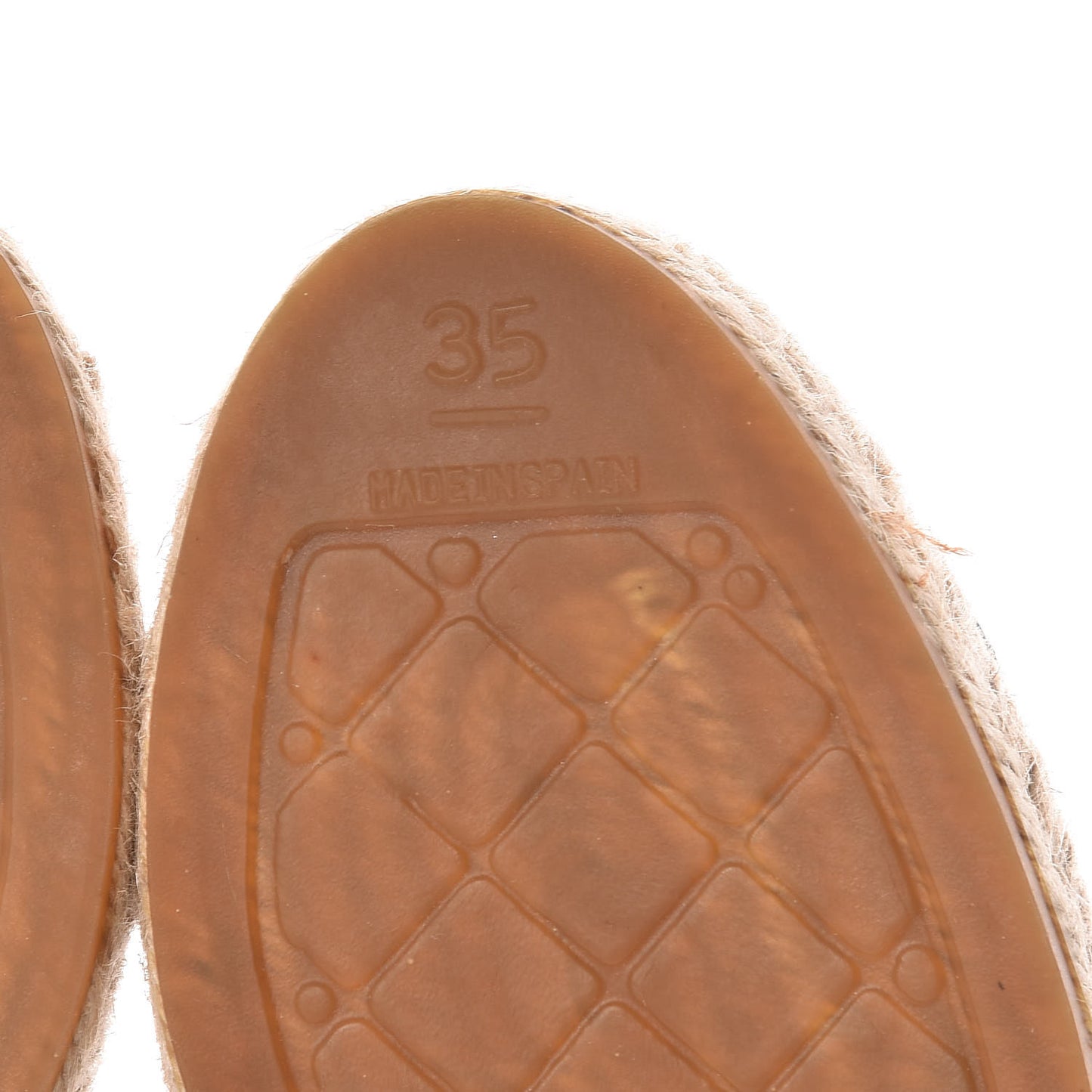 Lambskin Cap Toe Lace Up Espadrilles 35 White Black