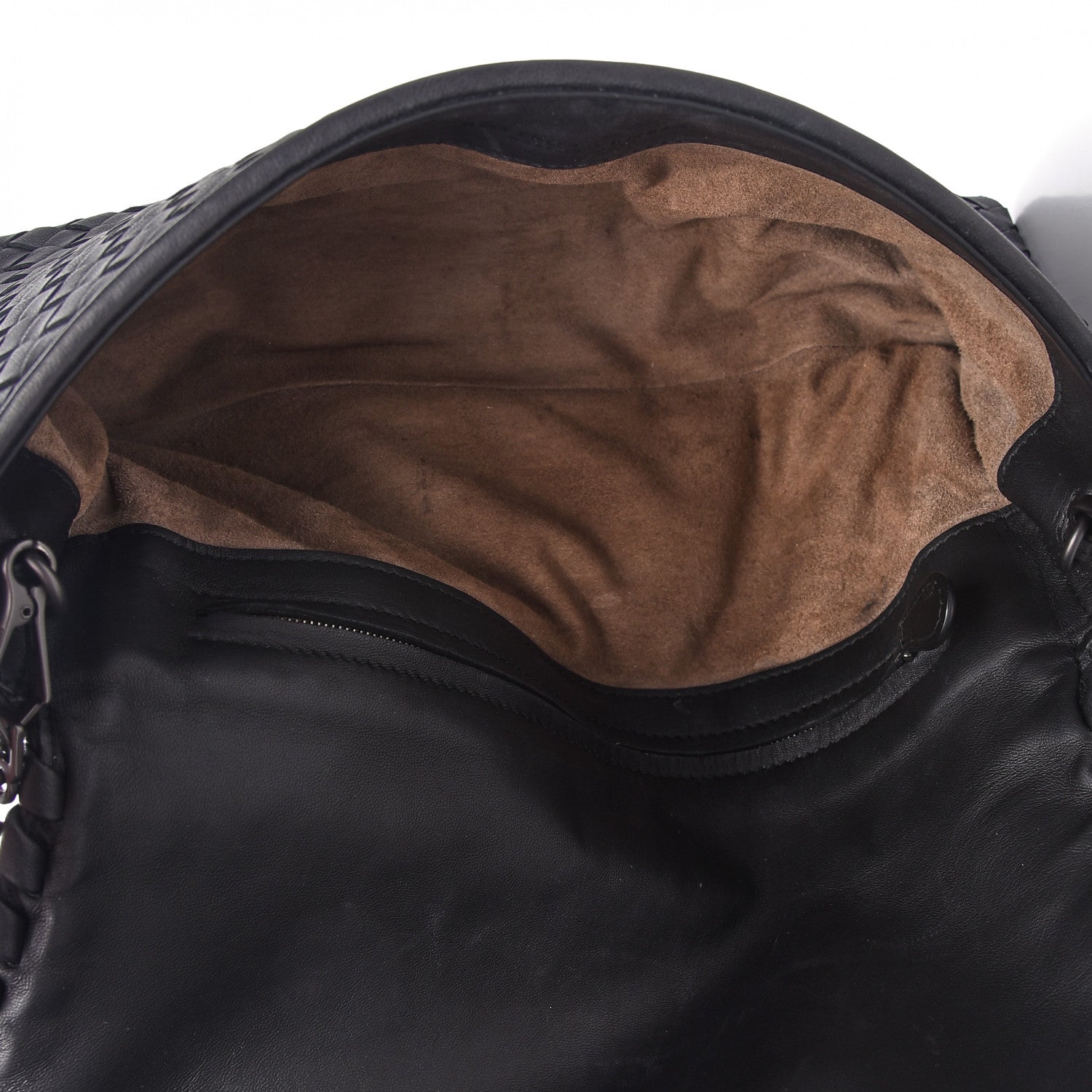Bottega Veneta Nappa Intrecciato Dahlia Clutch Crossbody Black 5 of 9