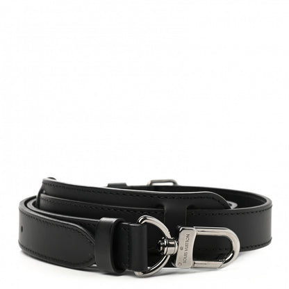 Louis Vuitton Calfskin Adjustable Shoulder Strap Black 1 of 3