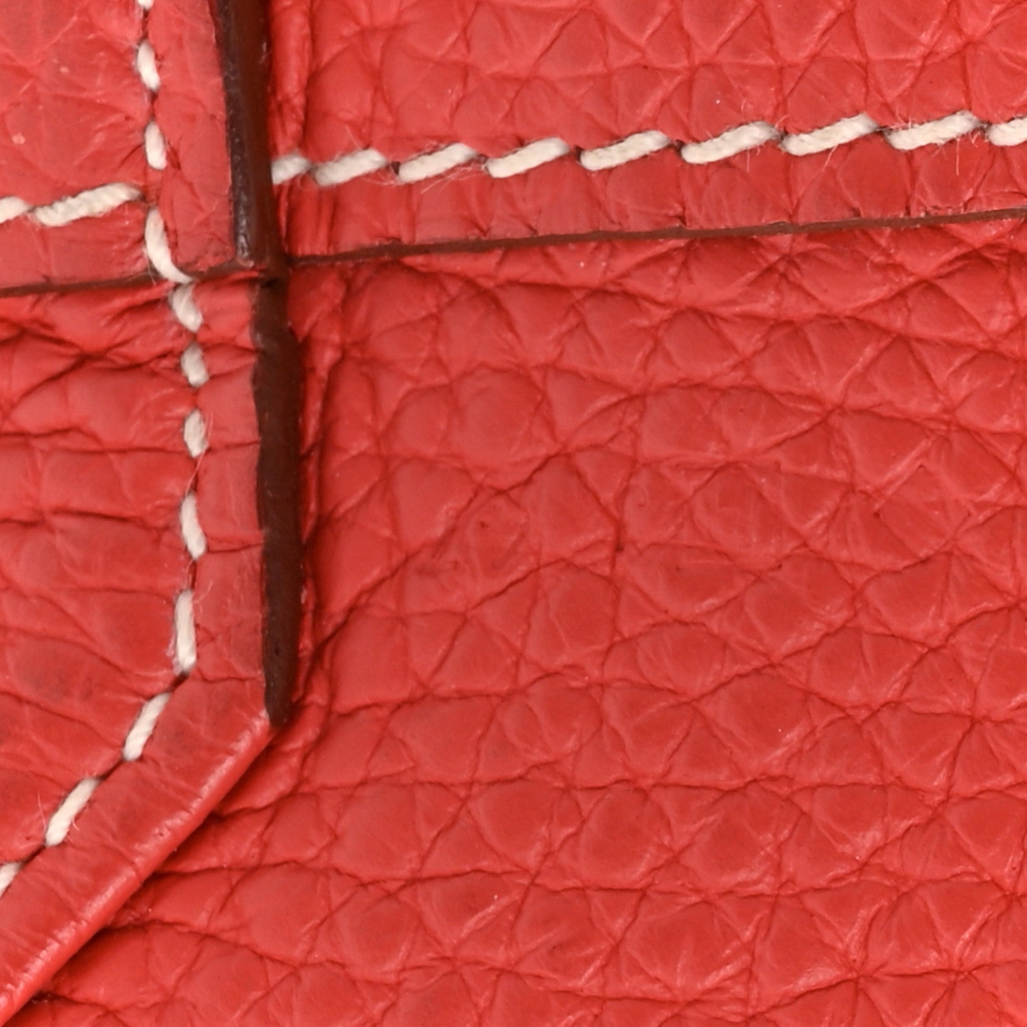 Hermes Taurillon Clemence Double Sens 45 Reversible Tote Rubis Bougainvillea 10 of 25