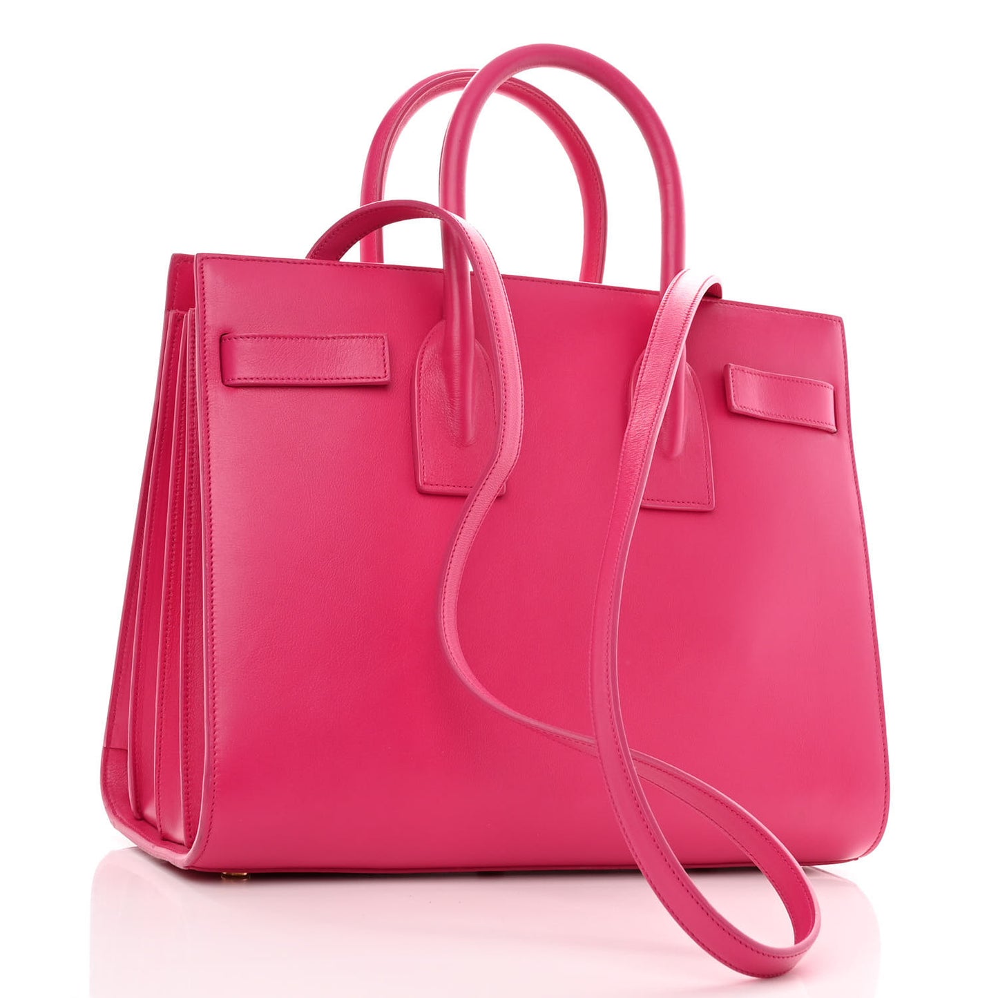 Calfskin Small Sac De Jour Lipstick Fuchsia