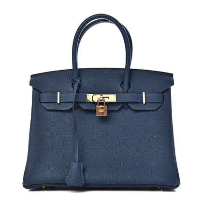Hermes Togo Birkin 30 Deep Bleu 1 of 36