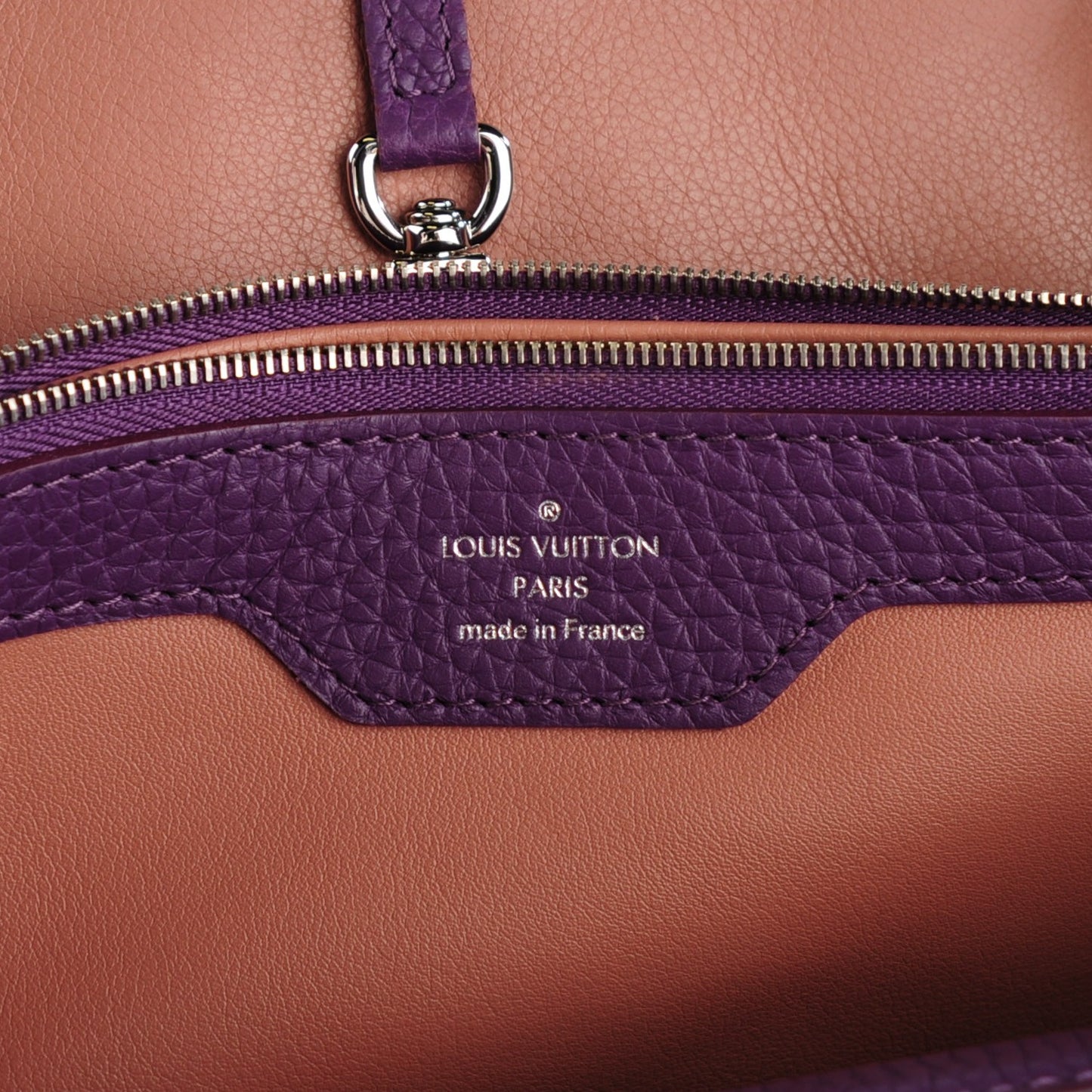 Taurillon Capucines MM Violet