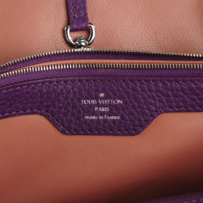 Louis Vuitton Taurillon Capucines MM Violet 6 of 7