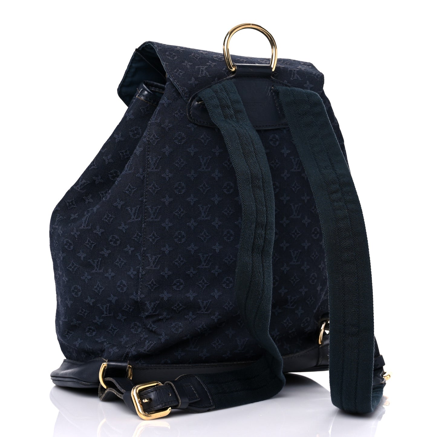 Mini Monogram Montsouris GM Backpack Blue