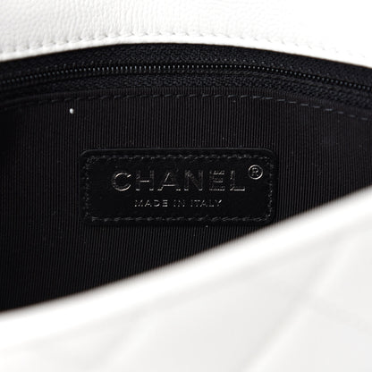 Chanel Caviar Quilted My Everything Small Flap White Black 8 of 11