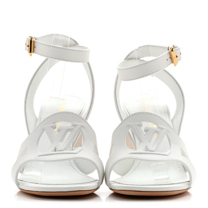 Louis Vuitton Calfskin LV Isola Sandals 40 White 3 of 10