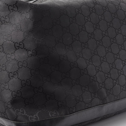 Gucci Nylon Monogram Travel Hobo Black 11 of 19