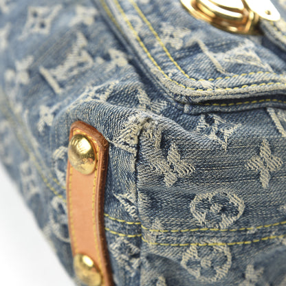 Louis Vuitton Monogram Denim Baggy PM Blue 10 of 11