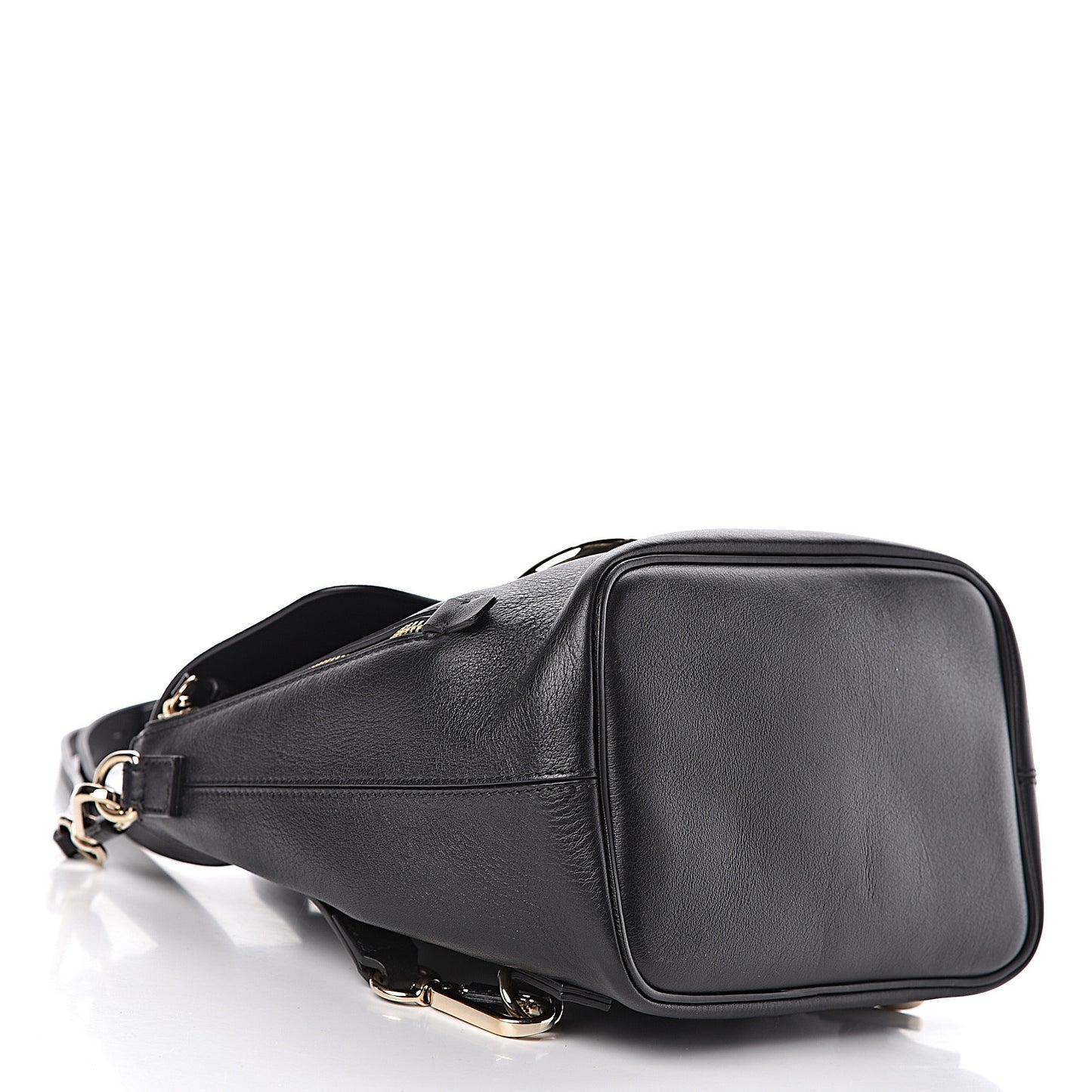 Suede Calfskin Small Faye Backpack Black