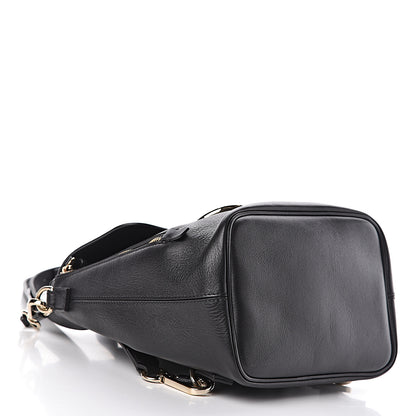 Chloe Suede Calfskin Small Faye Backpack Black 4 of 9