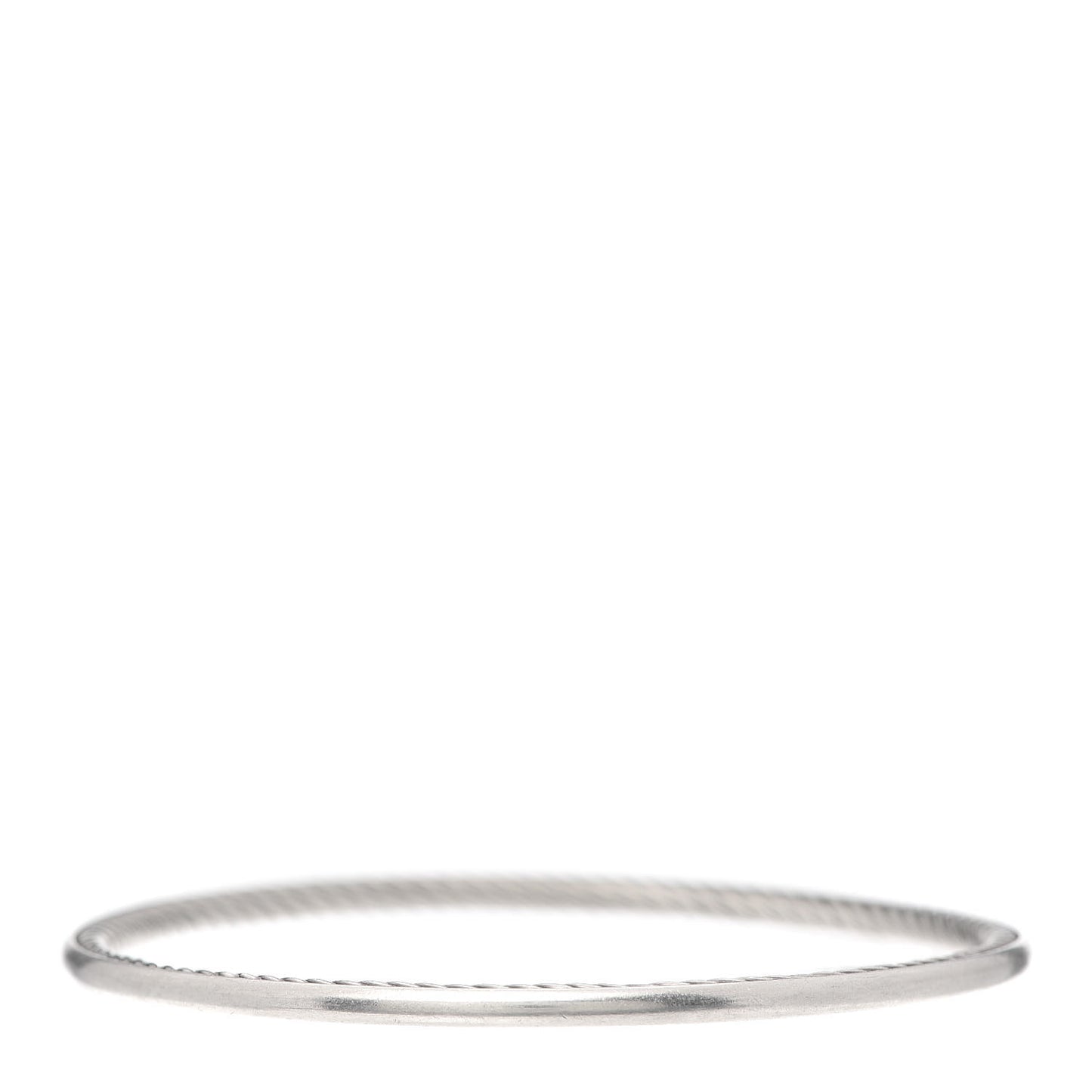 Sterling Silver Classics Cable Bangle Bracelet