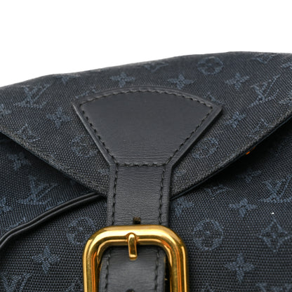 Louis Vuitton Mini Monogram Montsouris GM Backpack Blue 11 of 12