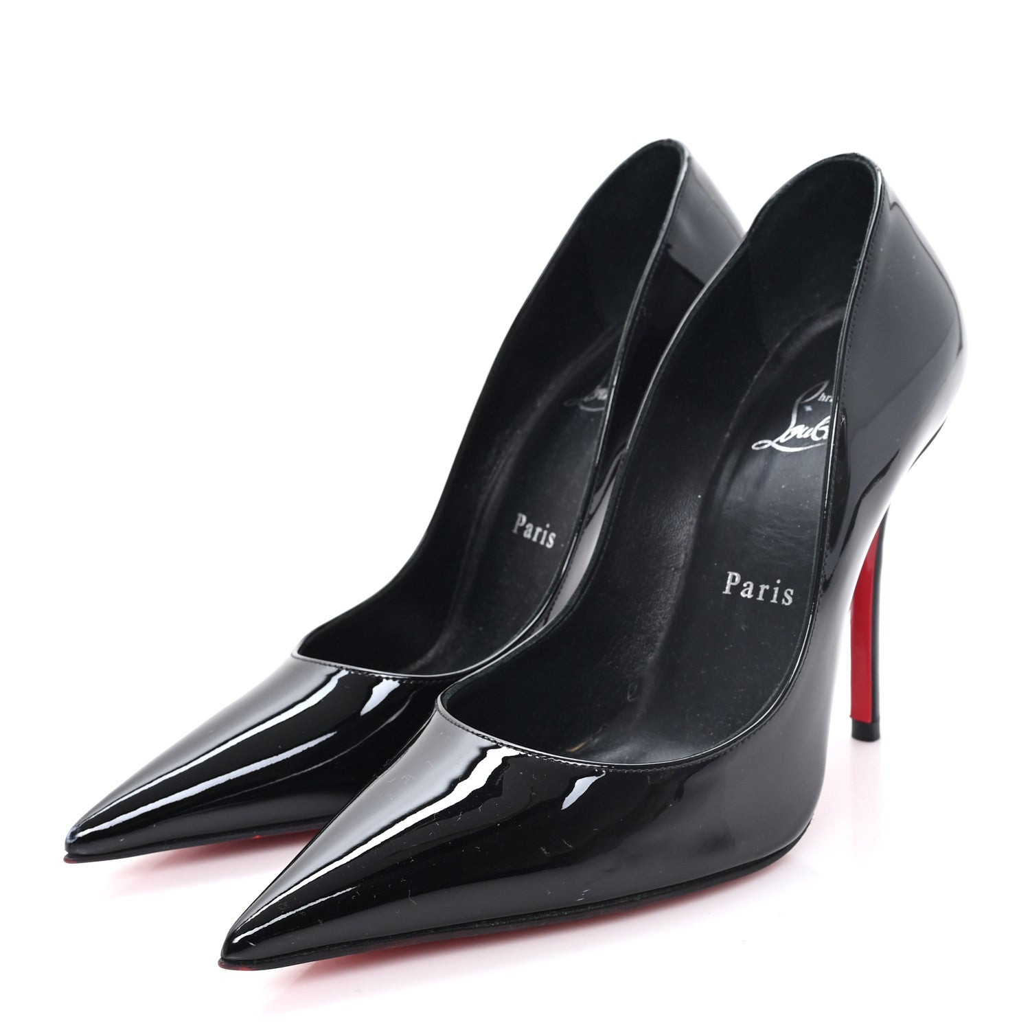 Christian Louboutin Patent Miss Z 100 Pumps 36 Black 4 of 8