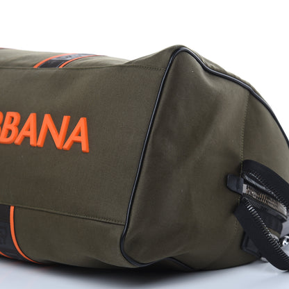 Dolce & Gabbana Canvas Logo Duffle Bag Green 8 of 13