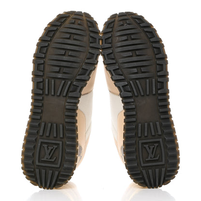 Louis Vuitton Calfskin Damier Azur Run Away Sneakers 39.5 White 5 of 9