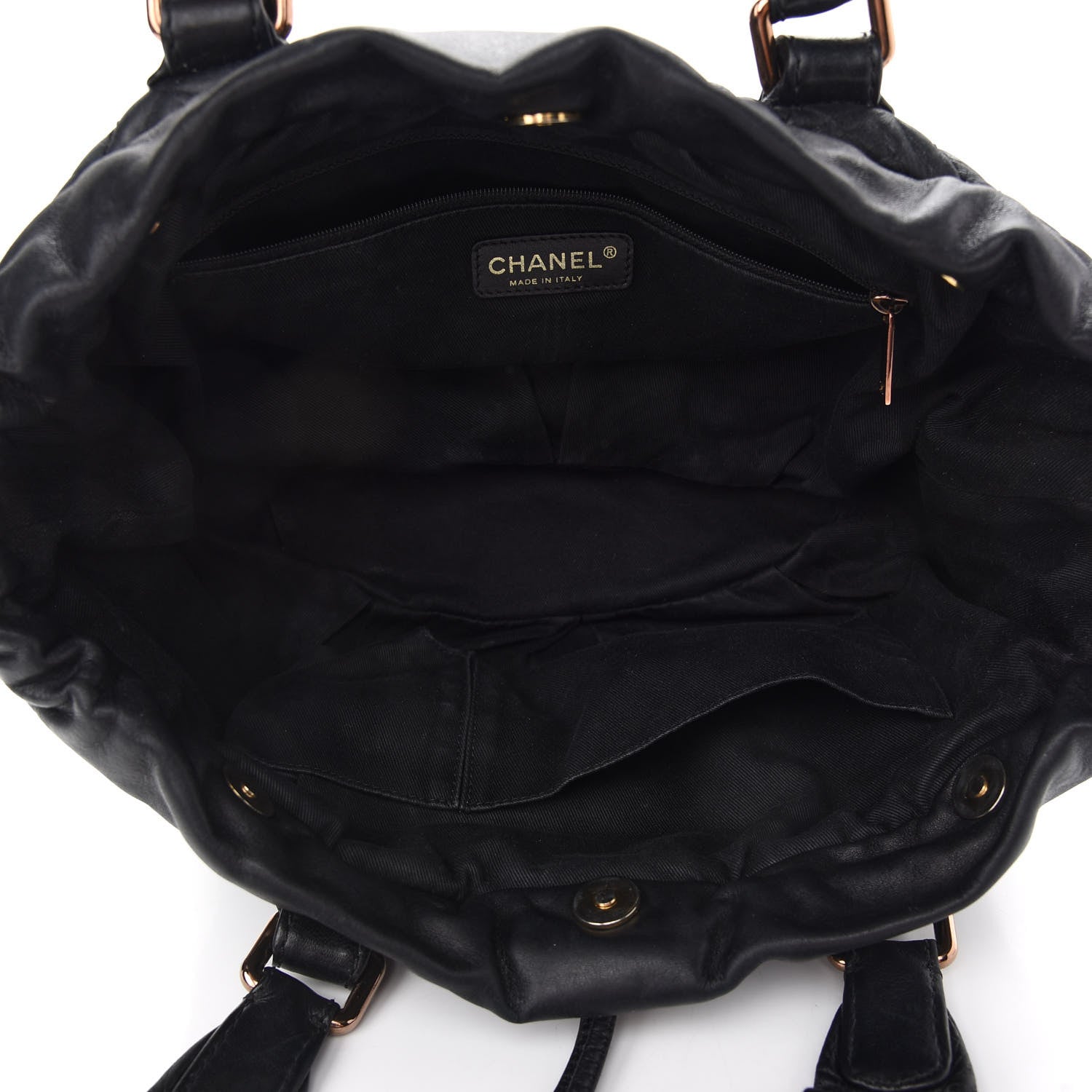 Chanel Lambskin Cloudy Bundle Tote Black 6 of 8
