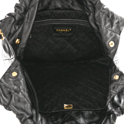 Chanel Shiny Calfskin Quilted Chanel 22 Black 6 of 11