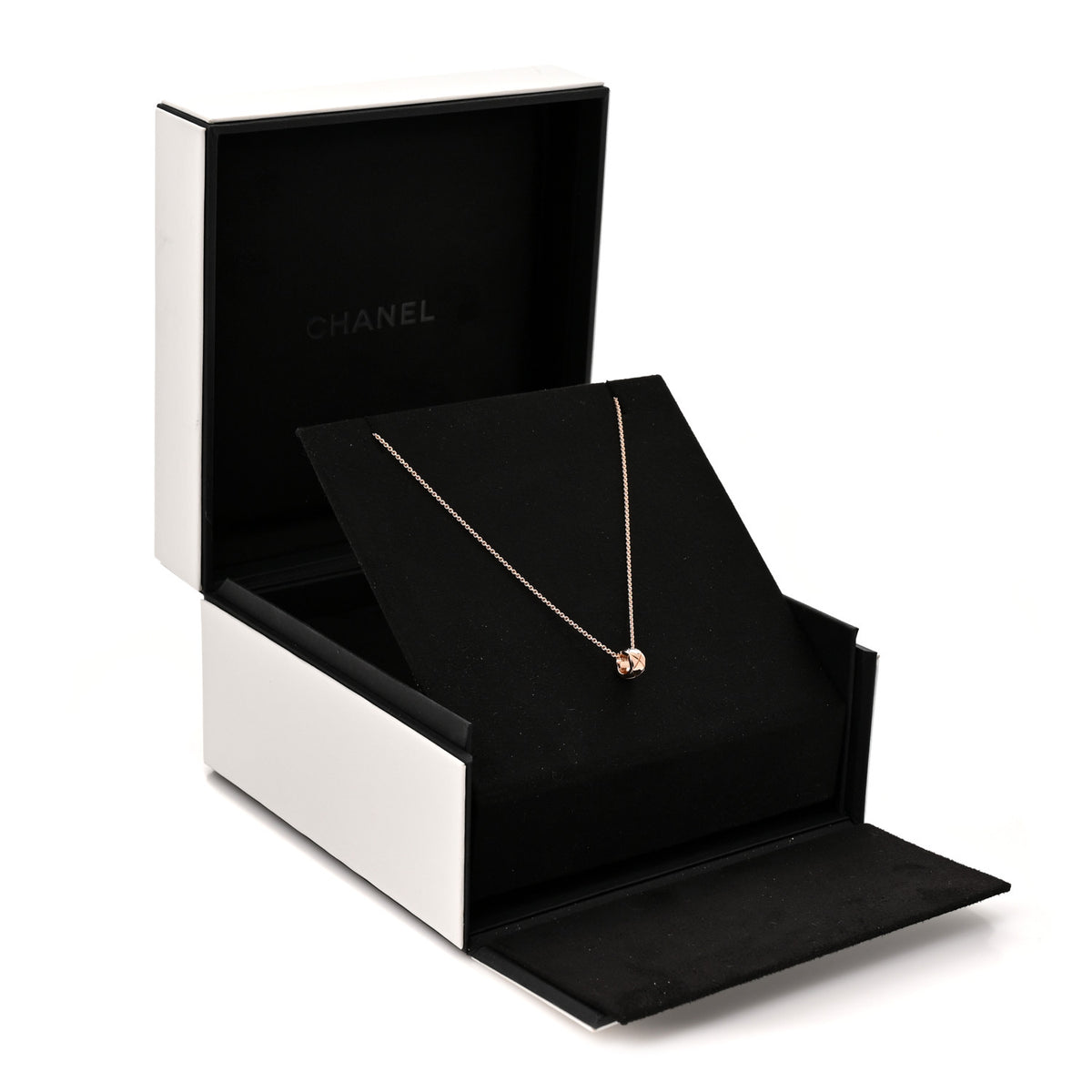Chanel 18K Beige Gold Diamond Coco Crush Necklace 5 of 5