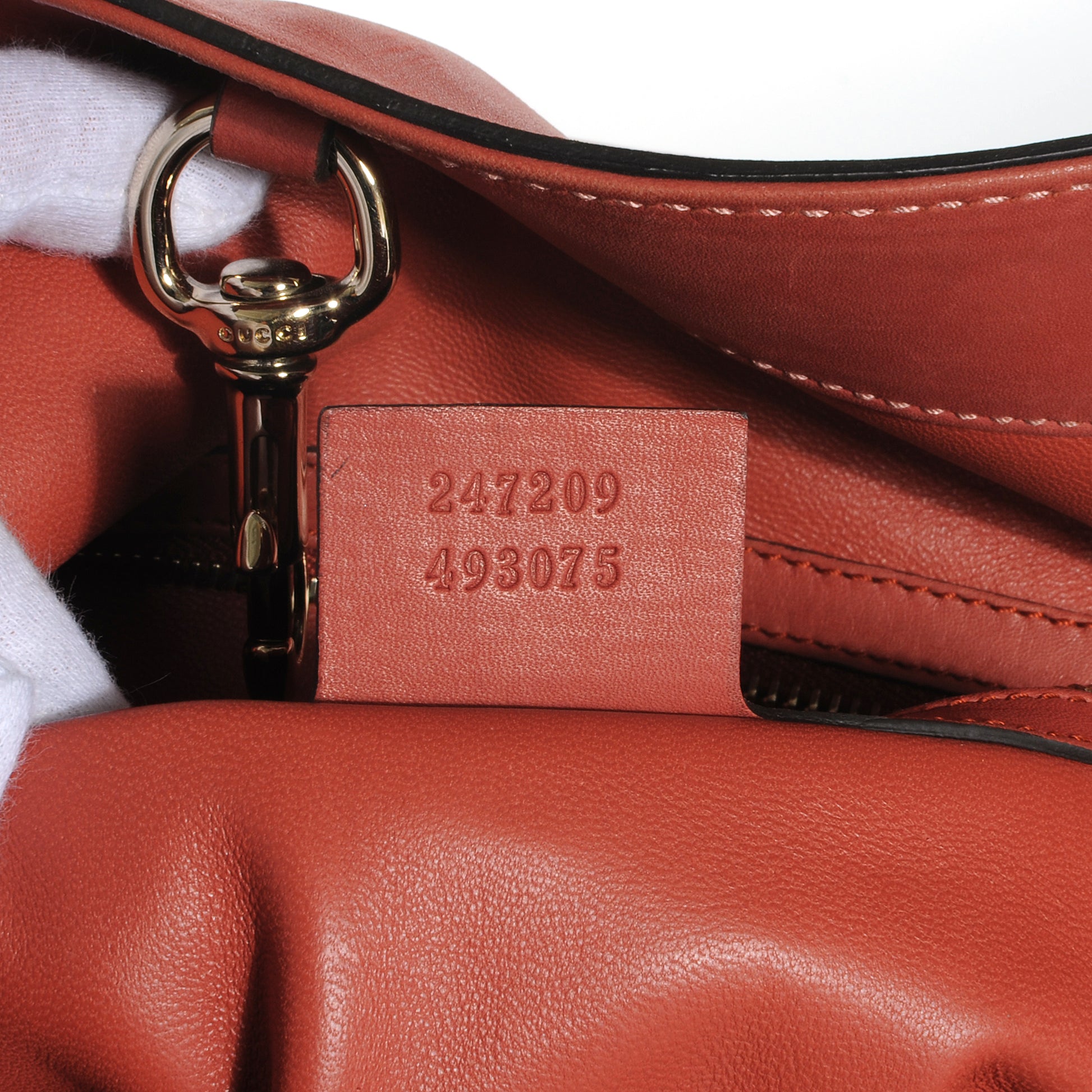Gucci Leather Medium Craft Tote Coral 6 of 7