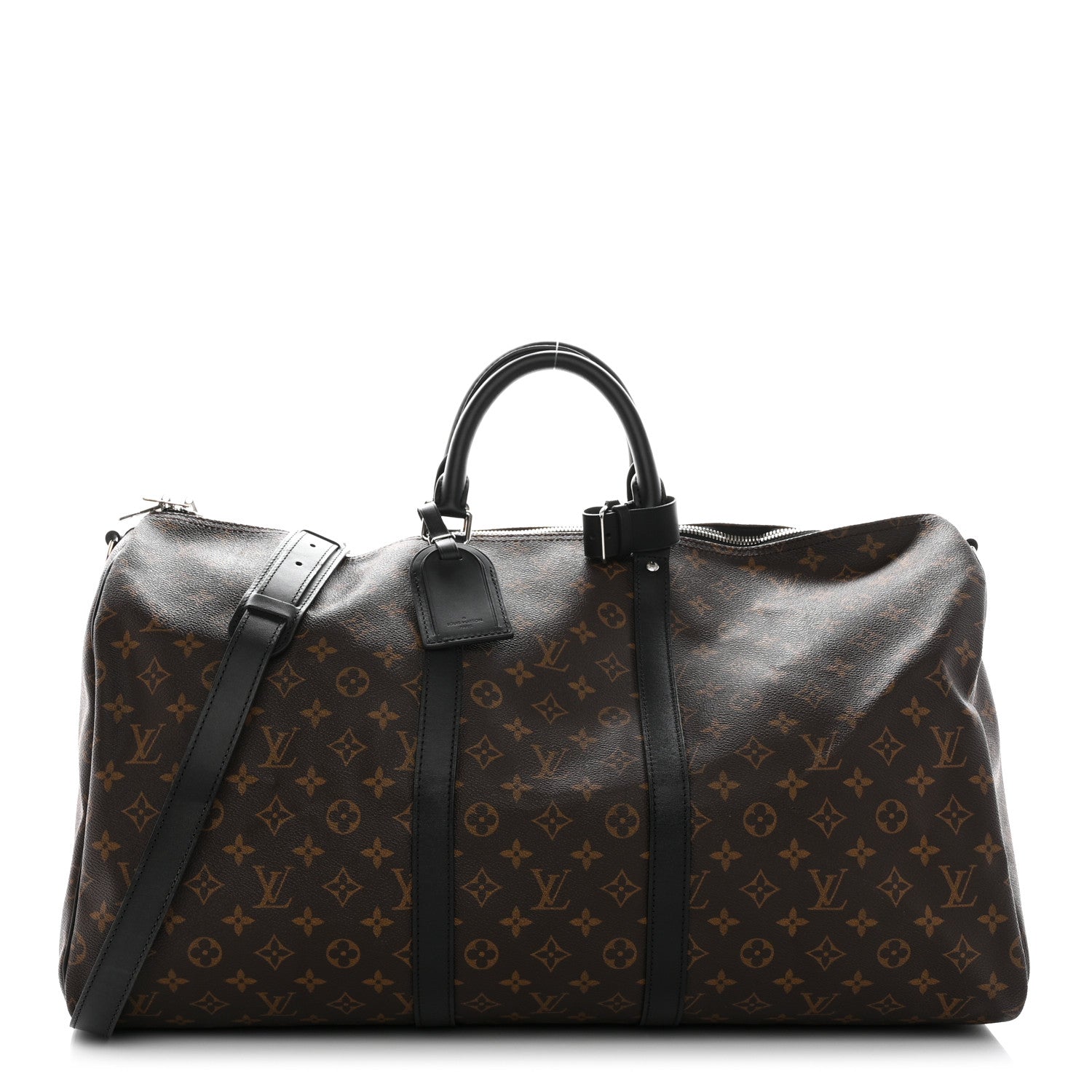 Louis Vuitton Monogram Macassar Keepall Bandouliere 55 1 of 8