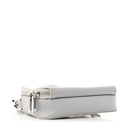 Christian Dior X AIR JORDAN Grained Calfskin Crossbody Grey 4 of 14