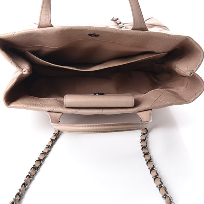 Chanel Calfskin Quilted Small Easy Shopping Tote Light Pink 5 of 18
