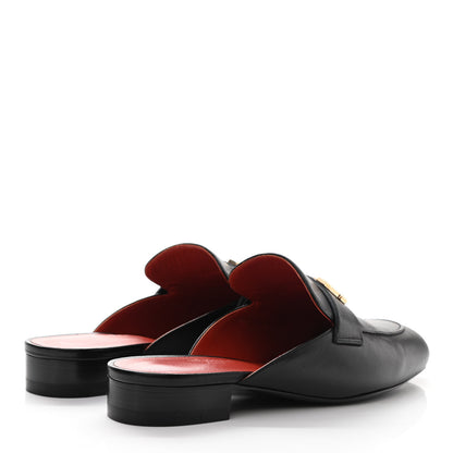 Hermes Goatskin Trocadero Mule 37 Black 4 of 9
