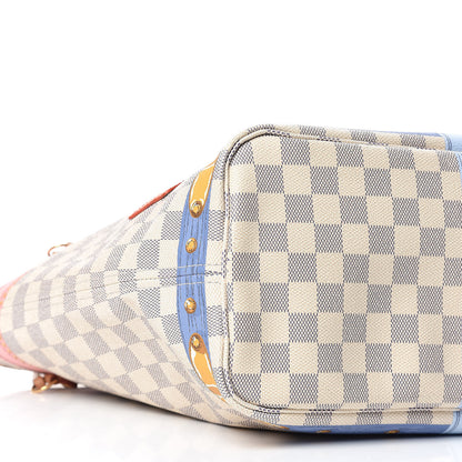 Louis Vuitton Damier Azur Summer Trunks Neo Neverfull MM 6 of 10
