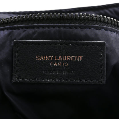 Saint Laurent Econyl Nylon Le 5 A 7 Hobo Navy 6 of 10