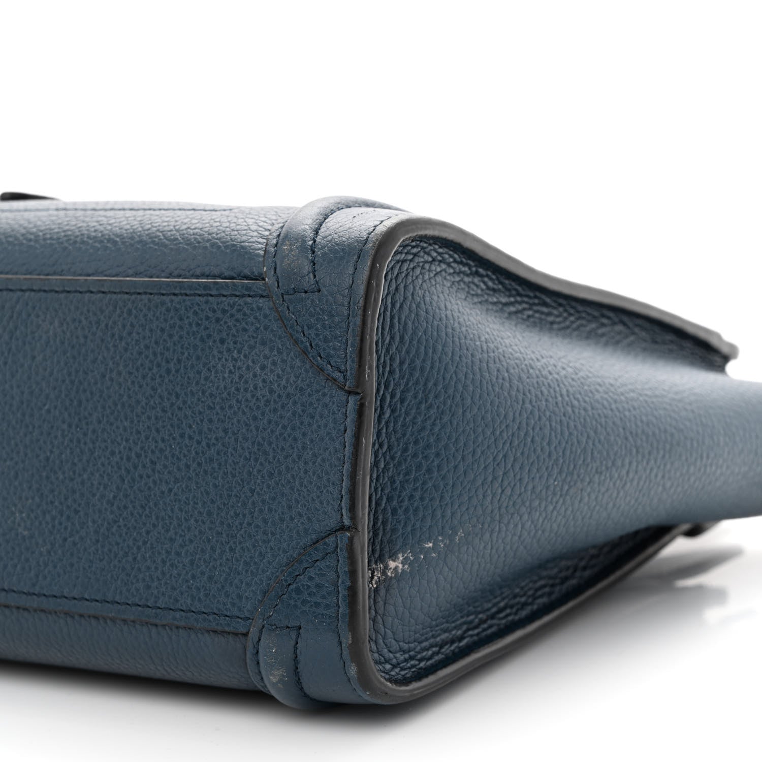 Celine Baby Drummed Calfskin Nano Luggage Blue 11 of 15