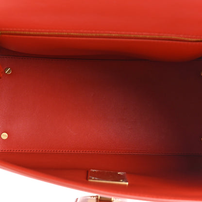 Bottega Veneta Calfskin Medium Desiree Shoulder Bag Red 5 of 10