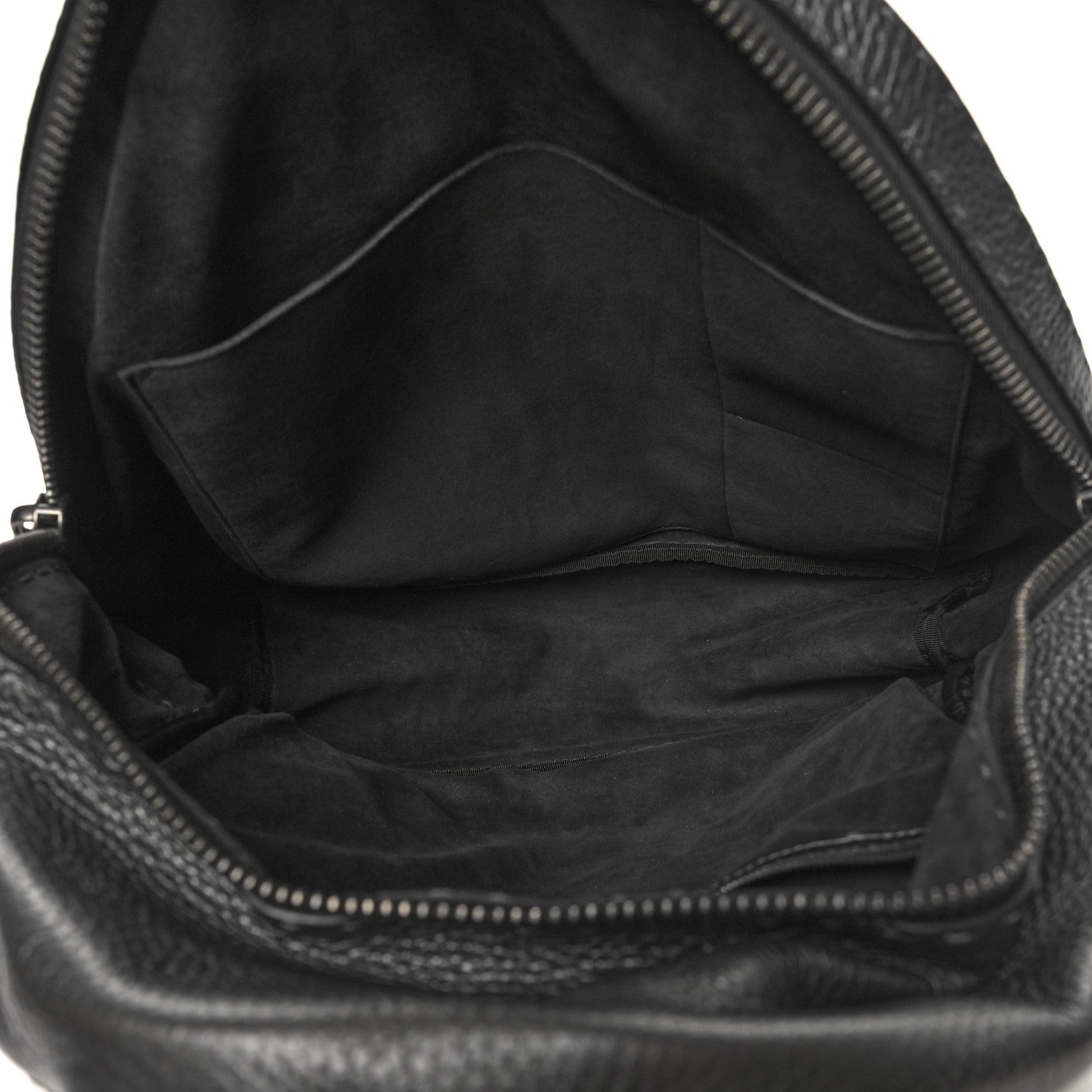 Fendi Cuoio Romano Lux Selleria Monster Eyes Embossed Rounded Backpack Asfalto 5 of 11