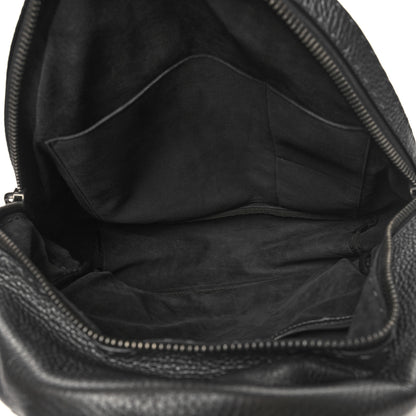 Fendi Cuoio Romano Lux Selleria Monster Eyes Embossed Rounded Backpack Asfalto 5 of 11