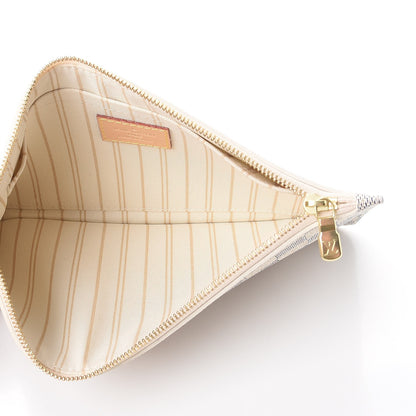 Louis Vuitton Damier Azur Neverfull MM GM Pochette 5 of 10