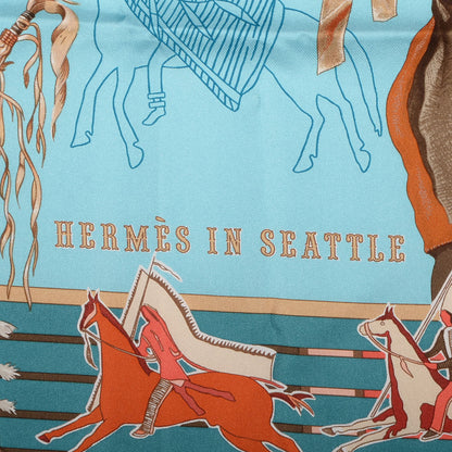 Hermes Silk Pani La Shar Pawnee Scarf 90 3 of 5