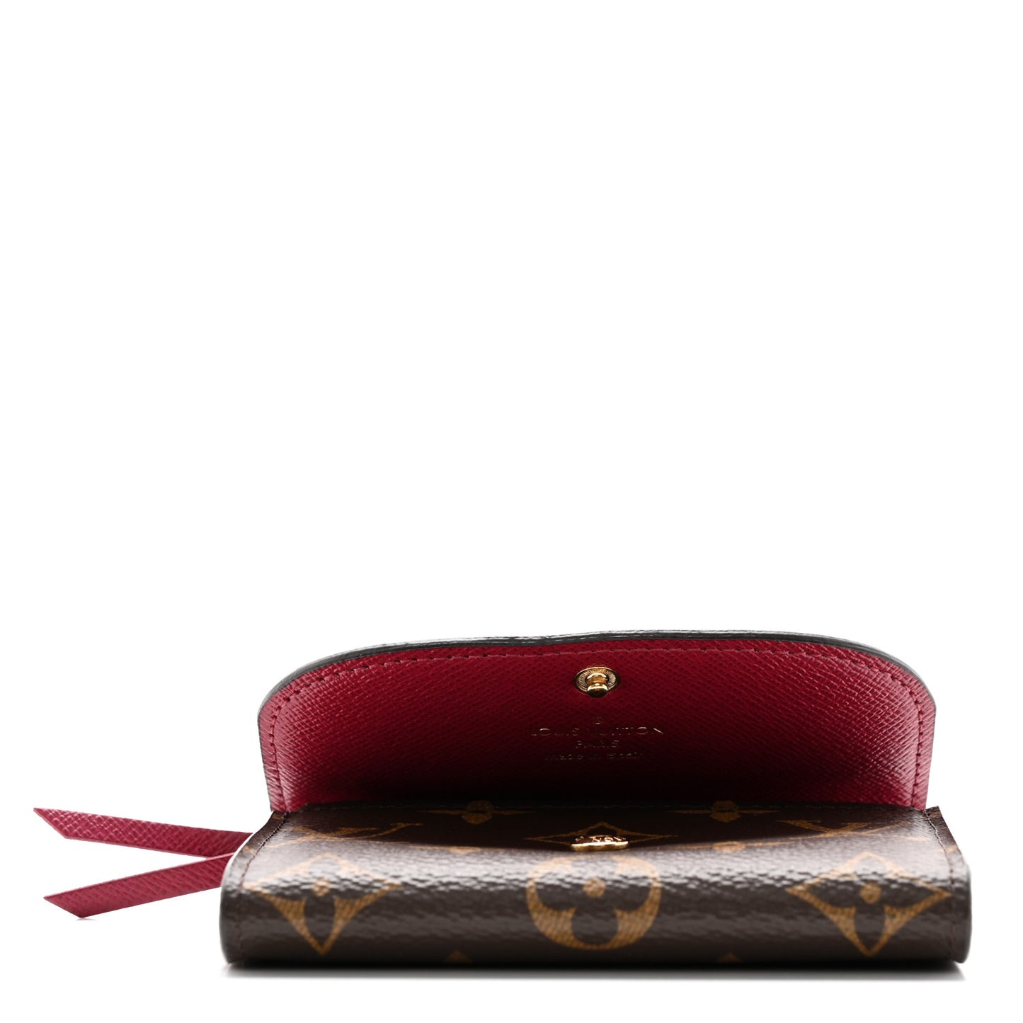 Monogram Rosalie Coin Purse Fuchsia