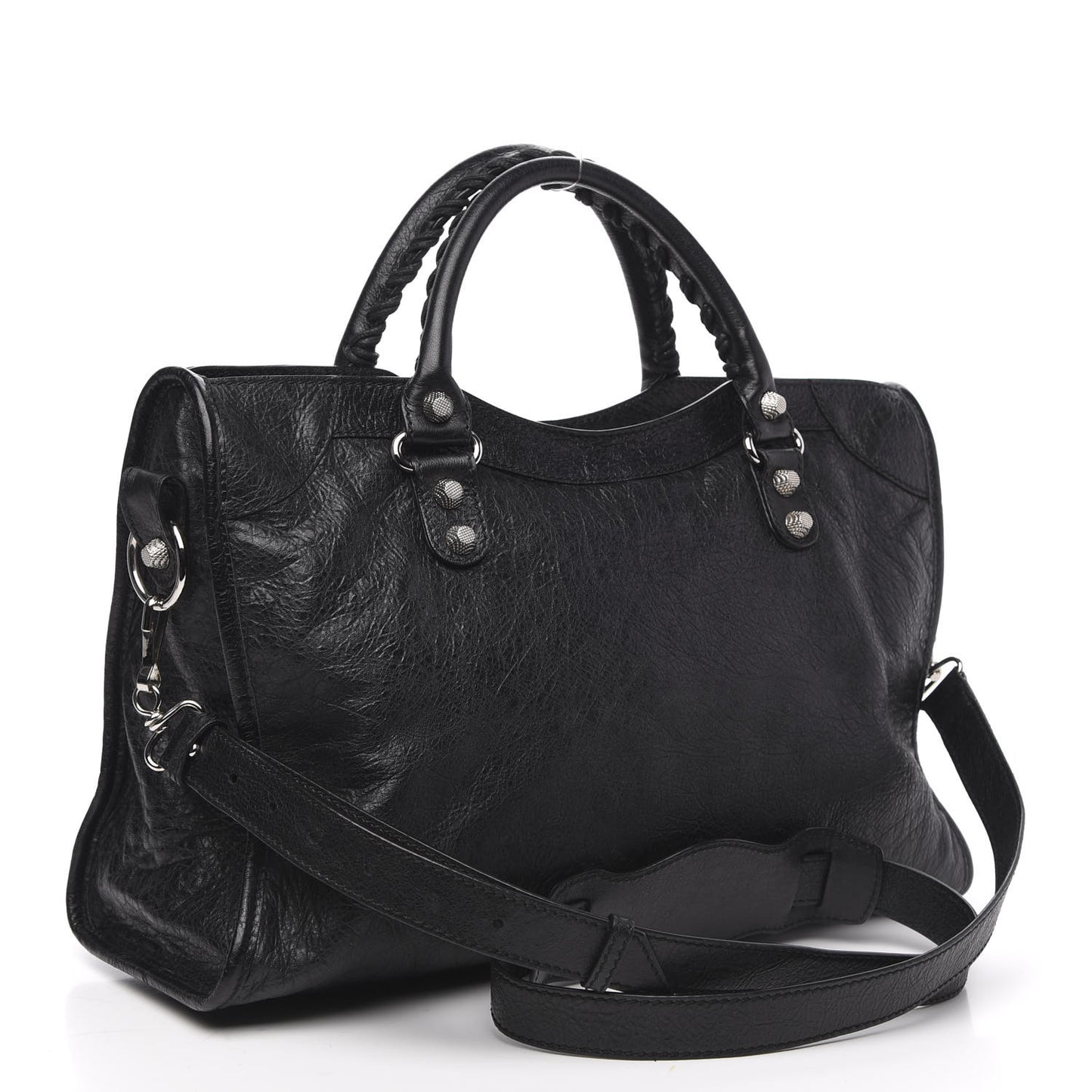 Agneau Giant 12 Silver Hardware City Black