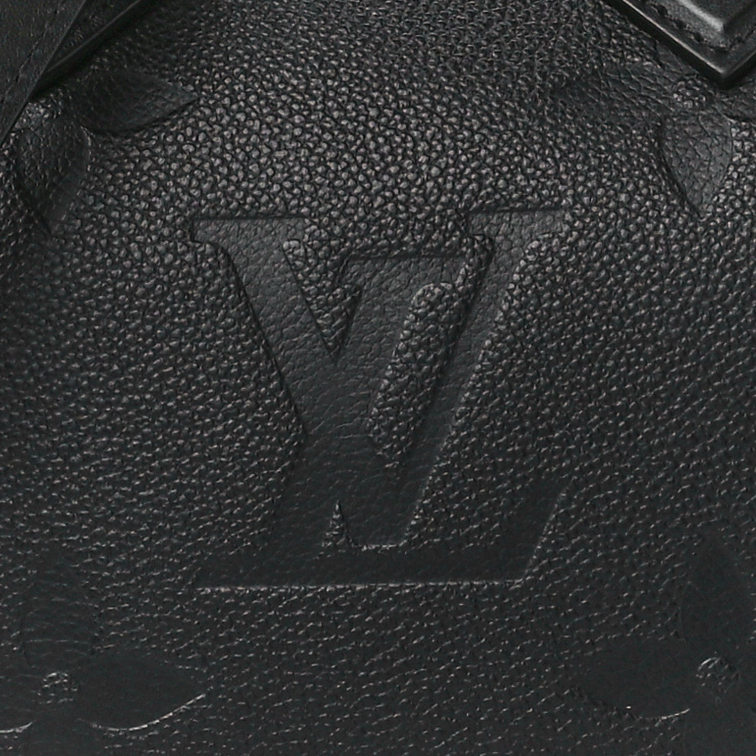 Louis Vuitton Empreinte Monogram Giant Speedy Bandouliere 25 Black 10 of 14