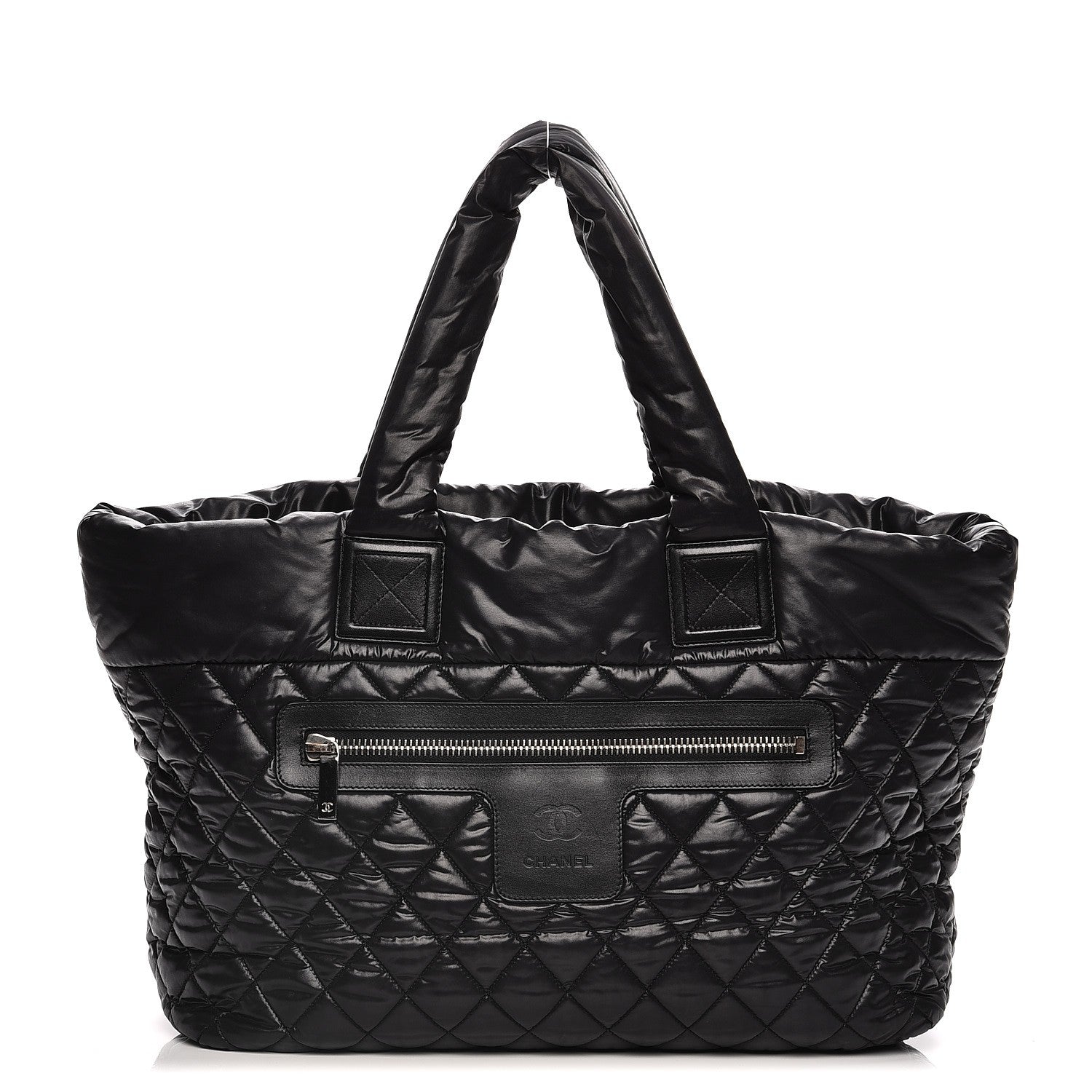 Chanel Nylon Quilted Large Coco Cocoon Tote Black 1 of 9