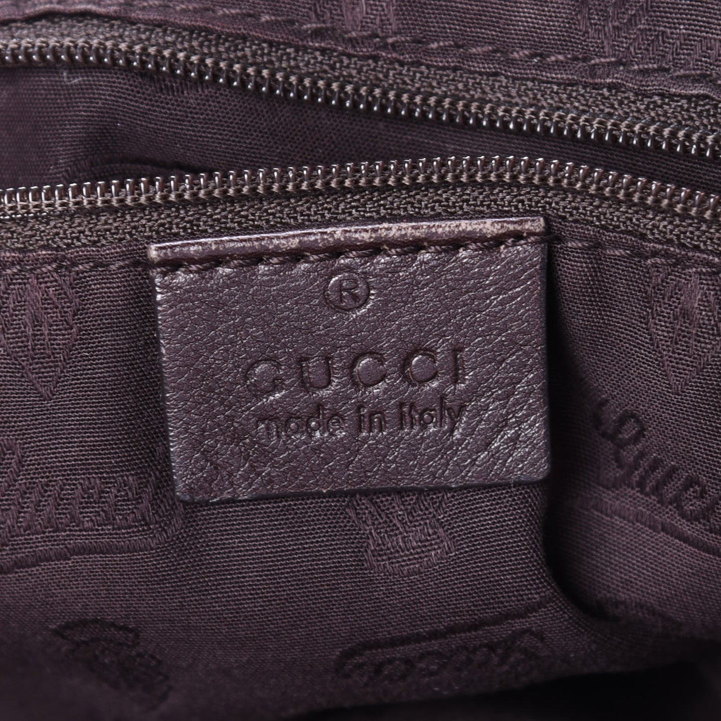 Guccissima Signature Large Sukey Tote Chocolate