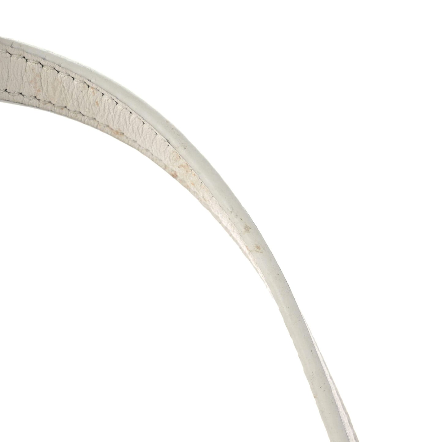 Calfskin Bead Embellished Kate Monogram Tassel Chain Wallet White